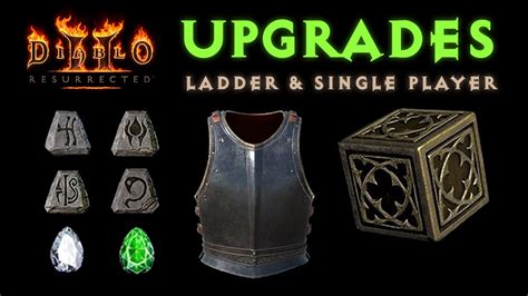d2 upgrade unique armor.